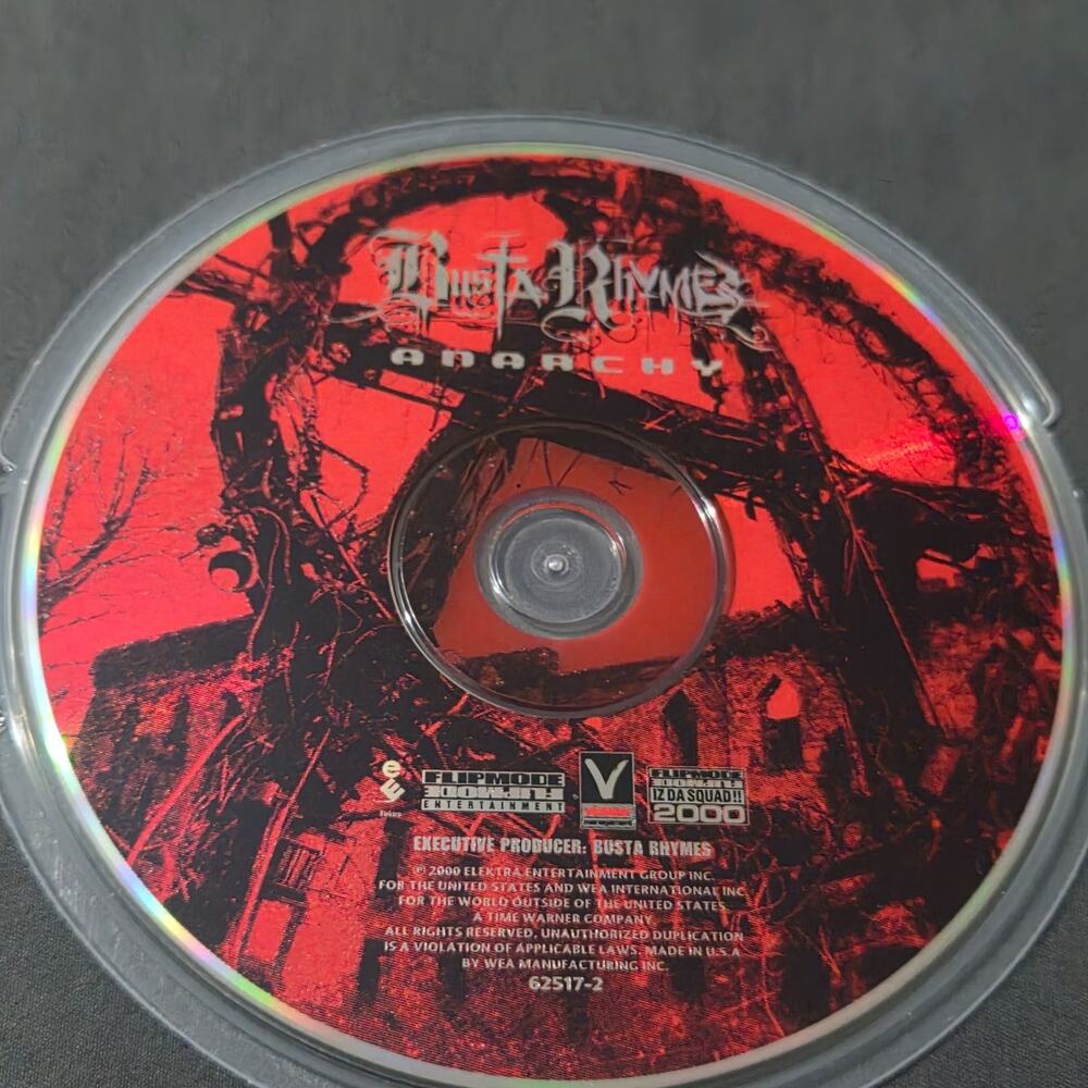 Vtg 2000 Busta Rhymes Anarchy CD Rap Hip Hop